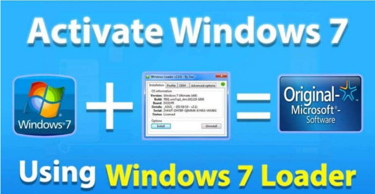 Active Windows 7 win 10