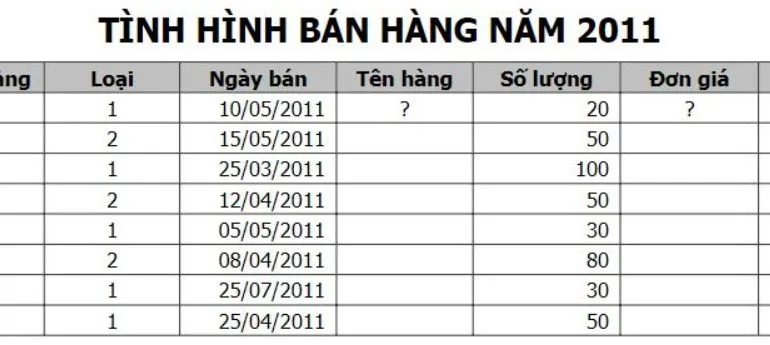 100 bài tập Excel có lời giải Download hàm Vlookup, Hlookup 2025