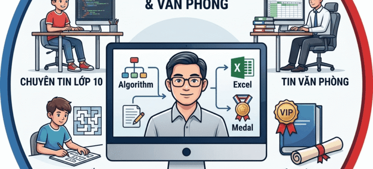 Khóa Học Tin Học Online Thầy Dân: Luyện Thi Chuyên Tin & Tin Văn Phòng Cấp Tốc