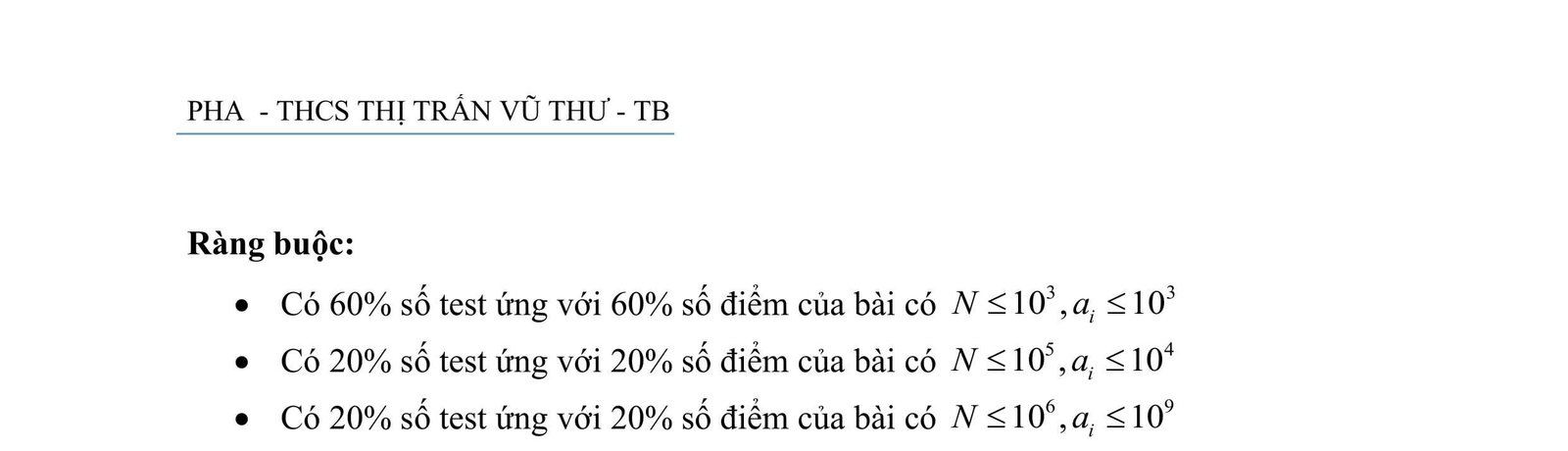 5 Đề Bí Quyết Trọn Bộ Lời Giải Thi HSG Tin Học Lớp 9 Tỉnh Bình Phước 2018 – 2019
